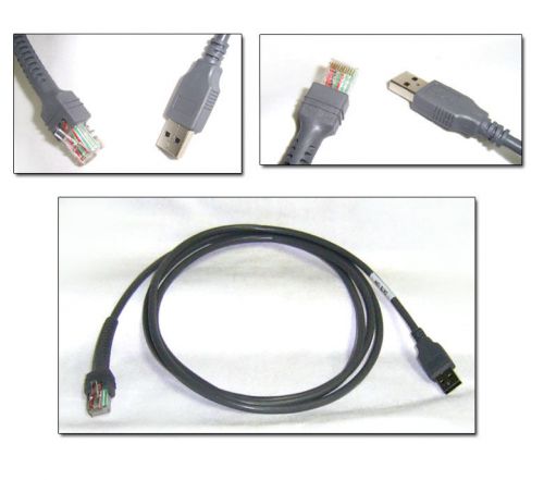 USB Cable 1.8M 6ft for Symbol Barcode Scanner LS2208 LS4208 LS1203 LS7708 NEW