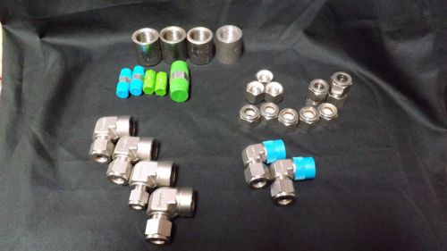 Swagelok fittings   316 stainless steel  all new  (assortment) for sale