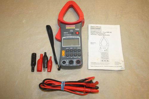 Craftsman Professional Clamp Meter 82014 Cat 2 True RMS *Free Shipping*