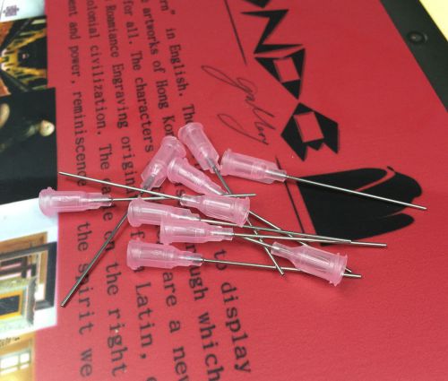 Blunt dispensing needles syringe needle tips 1&#034; 20 gauge luer lock 10 pcs for sale