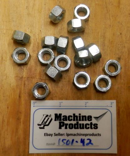 Hex nuts m10 x 1.5, heavy duty - lot of 17 for sale