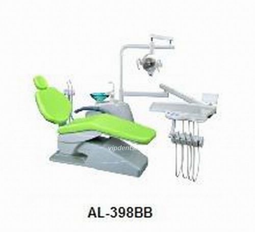 Computer Controlled Dental Unit Chair FDA CE Approved AL-398BB Soft Leather
