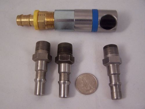 Staubli quick disconnect safety air coupling fitting 1/2&#034; connector 3/8&#034; for sale