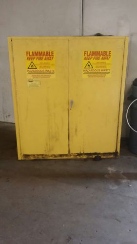 EAGLE HAZ1955 Hazardous Waste Cabinet, Vertical, 110 Gallon