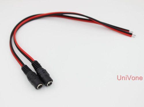 2pcs dc jack power cable pigtail 5.5x2.1mm 29cm length for sale