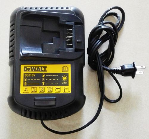 DEWALT DCB105 Multi Voltage Battery Charger for 12V-20V Li-Ion Batteries