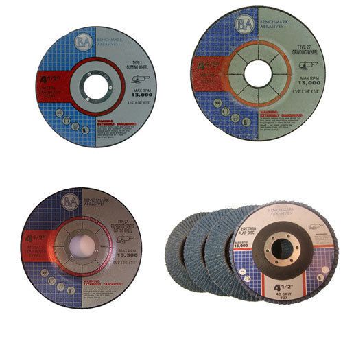 4.5&#034; Thin Cutoff Wheel 4.5&#034; Grinding Wheel 4.5&#034; T27 Flap Disc Bundle 2