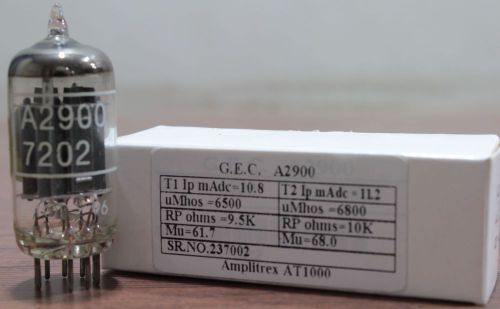 A2900 GEC ECC801S made in G.Britain audio tube #237002