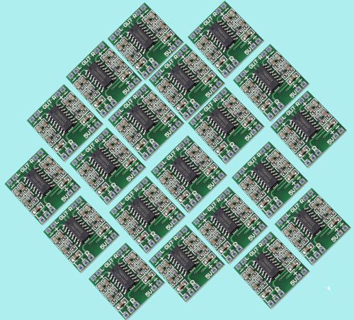 20PCS Mini 2.5-5V 2X3W Audio Class D Amplifier Board for Arduino new