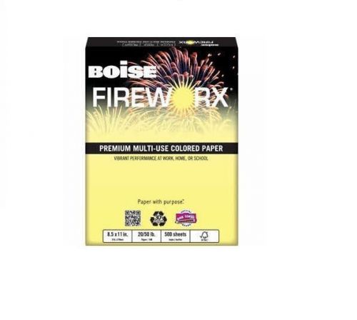 Boise Fireworx Paper Letter Crackling Canary 20lb, 500 Count CAS MP2201CY