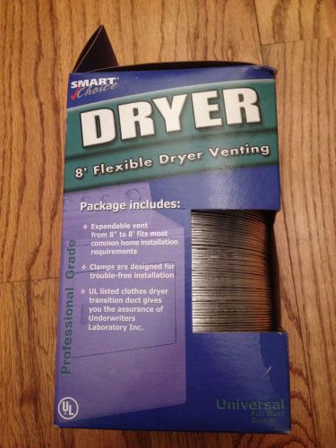 Smart choise 8&#039; flexable dryer venting duct - professional grade for sale