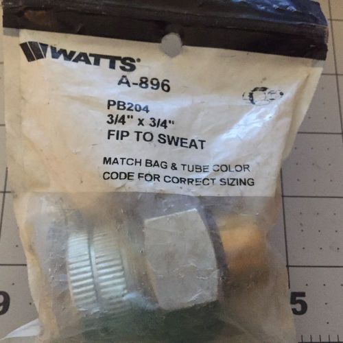 Watts A-896 3/4-in FIP x 3/4-in Sweat Dielectric Union
