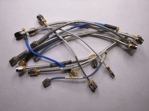 Lot of SMA Male M Female F Cable connectors CABLES tensolite Anaren