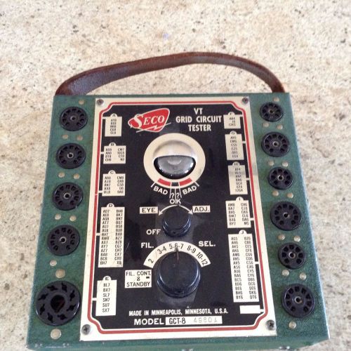 Vintage SECO VT Grid Circuit Tube Tester Model GCT-8