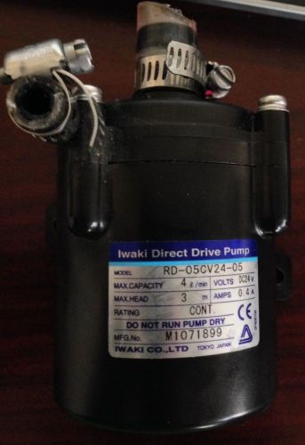 IWAKI DIRECT DRIVE 24V CHEMICAL PUMP RD-05CV24-05 DC 24 0.4 AMPS FUEL