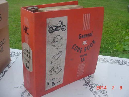 HPC General Code Book Vol 1A Lock Pick Locksmith Studebaker Furniture Motorcycle