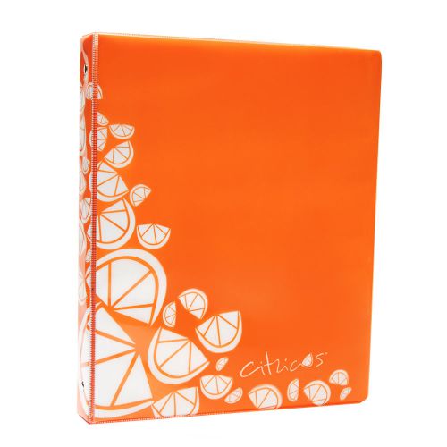 Citricus binder 1&#034; round ring 11 x 8.5 in., orange (1008) for sale