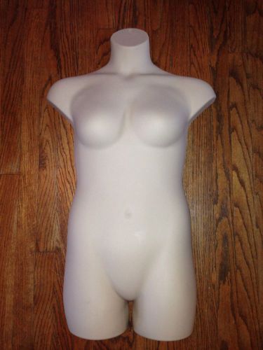 Plus size female women half torso form mannequin fashion clothing dispay hanging for sale