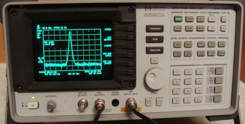 Hp agilent 8590a 10 khz to 1.5 ghz spectrum analyzer w/opt 021! calibrated ! for sale