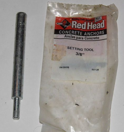 Red Head Concrete Anchor Setting Tool 3/8&#034; NOS