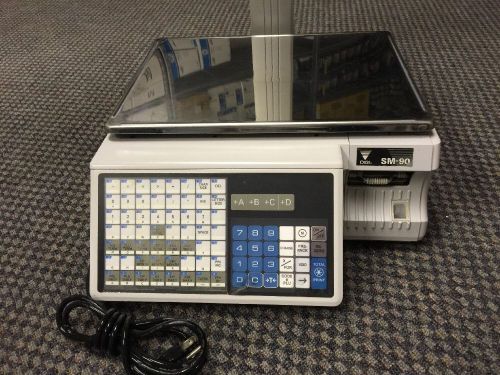 DIGI SM90 30Lb Price Computing Scale With Label Printer With Tower Display