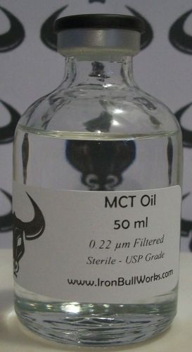 Mct oil  50ml usp .2 µm filtered - sterile - aka miglyol® 840 - super carrier for sale
