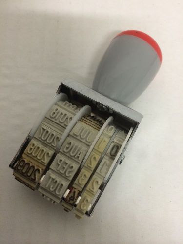 Date Stamp Rubber Stamper Adjustable Day Month Year Office Home 2007-2018