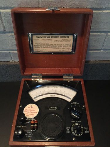 Sensitive Research Instrument Co. Vintage Fluxmeter Multirange FM Model -1957