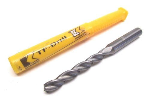 New! kennametal 6.4mm 3-flute solid carbide drill - #b105a06400 for sale