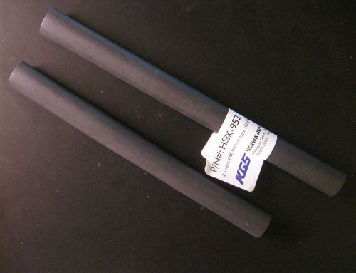 Emi rfi conductive heat shink polyolefin tubing with siver silver inner coating for sale