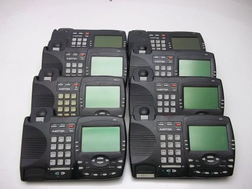 Lot 8 AASTRA 480i A1700-0131-10-99 SIP LCD IP Phone Base Only, No Handset/Stand