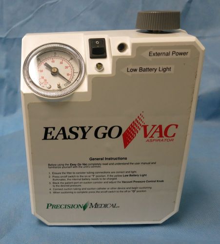 Precision Medical PM65 Easy Go Vac Aspirator