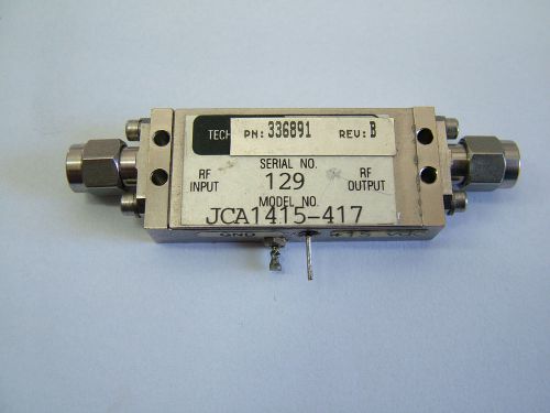 RF Amplifier 7.5 - 15Ghz 22dB 12dBm JCA1415-417