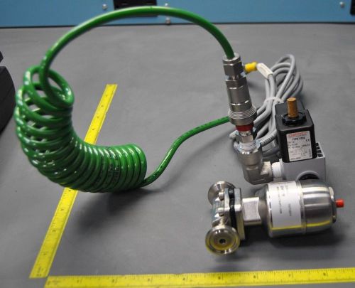 Gemu diaphragm valve w/solenoid + actuator 9065 0324 (s15-t-1f) for sale