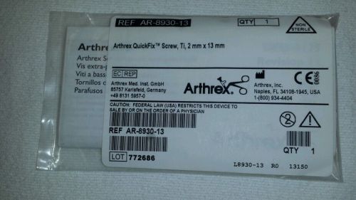 Arthrex QuickFix Screws