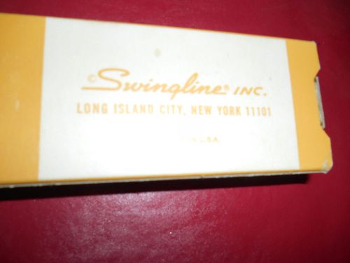 Vintage Used Box SWINGLINE No. 888 CHISEL POINTED STAPLES