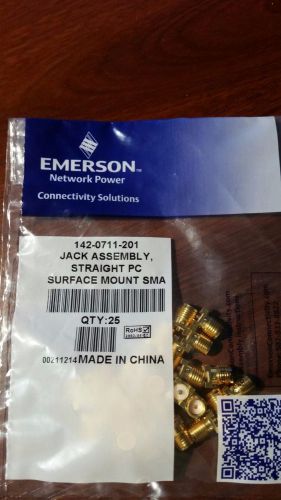 Johnson Components 142-0711-201 SMA Straight PCB Jack SMT Connectors 25pcs.