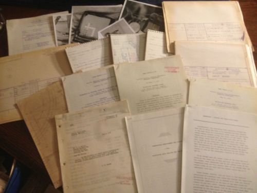 LOT #2 VINTAGE GE SYRACUSE RESEARCH REPORT SCIENTIST PAPERWORK NOTES TECH INFO