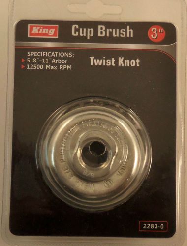 King Twist Knot 3” Cup Brush 2283-0