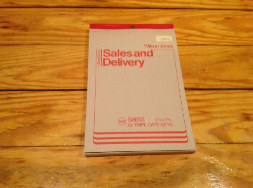Wilson Jones Sales And Delivery Triplicate Pad With Carbon - Numbered 50