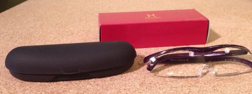 HAZUKI - Japanese Purple Magnifier Hands-Free Glasses. NIB! MSRP $149.99