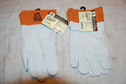 Two pair of steiner tig welding gloves premium grain kidskin leather xl 0218 for sale