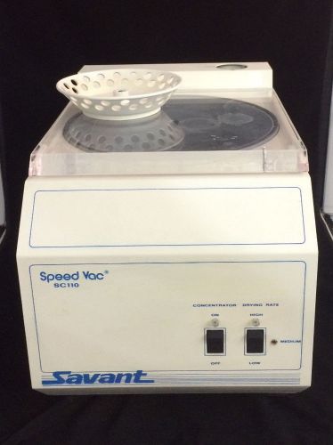 Savant SpeedVac Plus Concentrator Model SC110-120 w/ RH40-12 Rotor