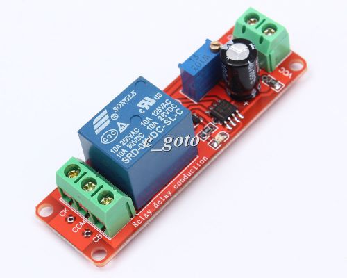 5V Delay Relay Module With LED indicator 0-10 seconds delay Precise