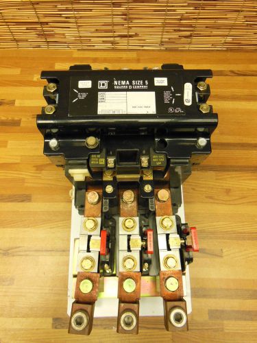 Square d nema 5 class 8536 type sgo 1s1 magnetic motor starter squirrel cage for sale