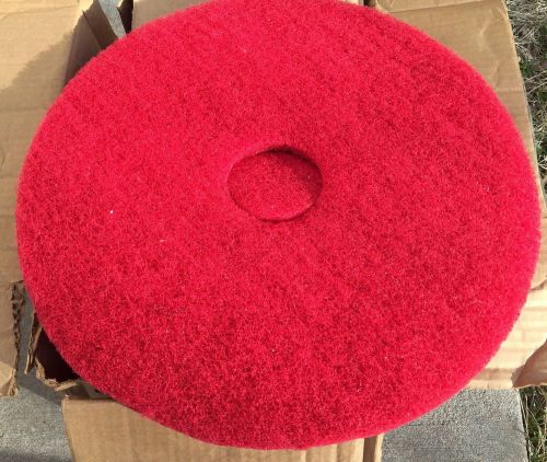Glit 17&#034; Red Buffing Pads - Case Of 10