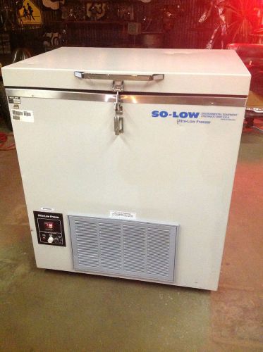 So-low c85-5 lab chest freezer 5 cubic feet ultra low temp works perfect tested