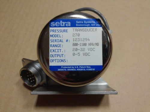 Setra Transducer 270 800-1100 HPA/MB
