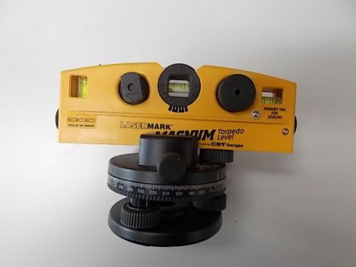 laser torpedo level MAGNUM with base and batteries