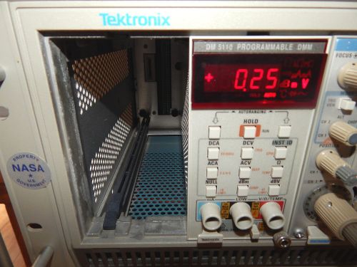 Tektronix DM 5110 DMM Digital Mulitmeter Plug-In